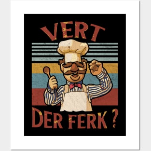 VERT DER FERK VINTAGE Posters and Art